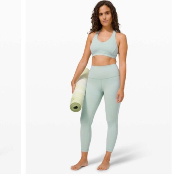 Lululemon Align Pant II 25” Hazy Jade Size 8 Buttery Soft Leggings - Picture 1 of 11